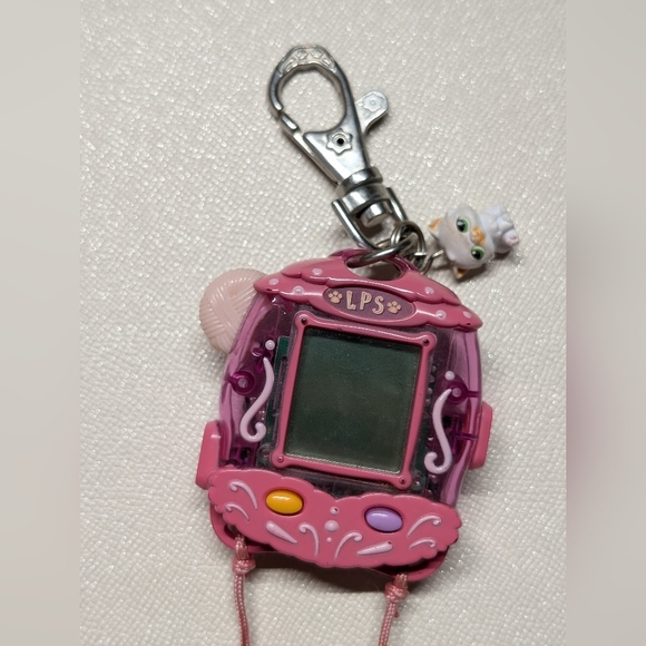 SOLD Pink LPS Virtual Pet Keychain Working Tested. - Picture 2 of 4